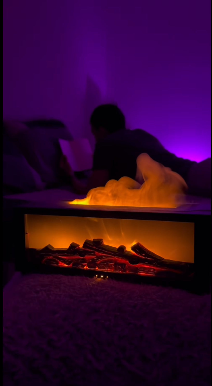 Fireplace Aroma Diffuser & Light